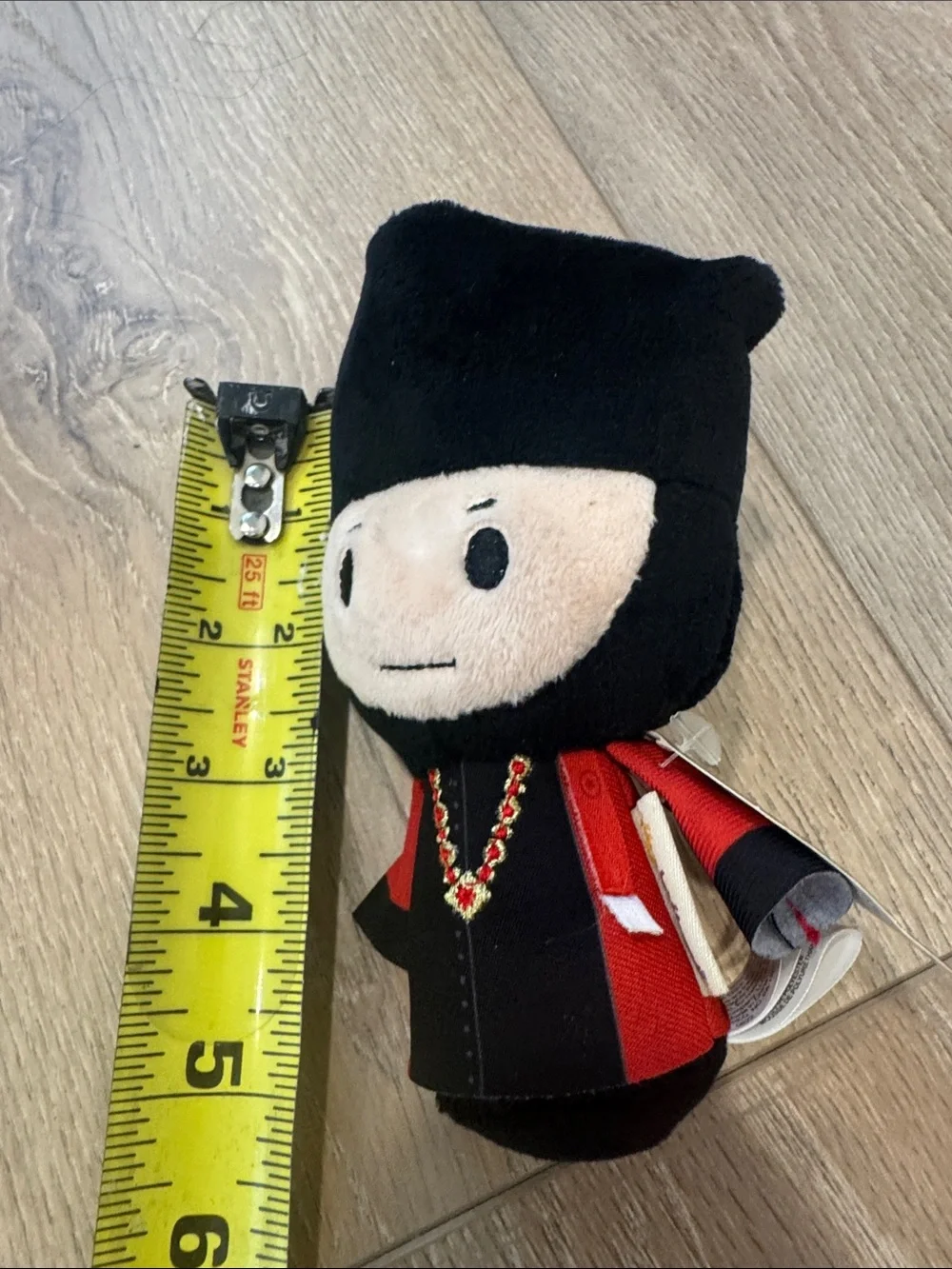NWT Hallmark itty bittys Star Trek Q Plush - Black, Red, Cream